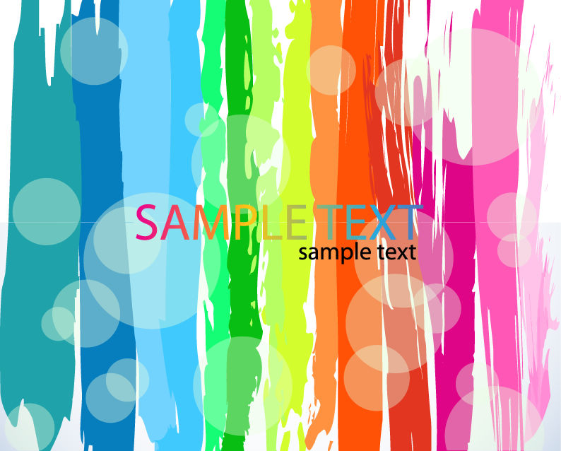 free vector Abstract Rainbow Color Vector Background